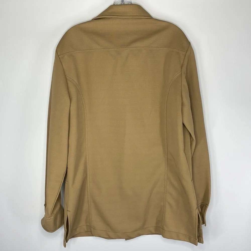 Vintage LEE Carmel Button Up Jacket Size XL-L 70s